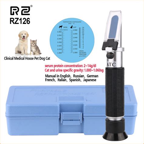 refractometer for urine specific gravity|heska veterinary refractometer.